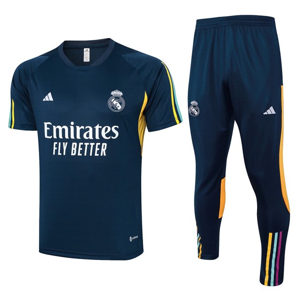 Tailandia Camiseta Real Madrid Conjunto Completo 2024 Azul